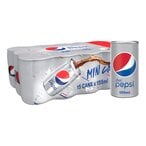 Buy Diet Pepsi Carbonated Soft Drink Cans 155ml Pack of 15 in UAE