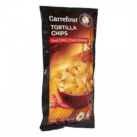 Carrefour Chips Tortilla Chili 200 Gram