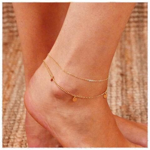 Leg hot sale ankle chain