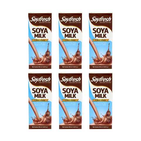 Soy Fresh Soya Milk With Chocolate 250ml Pack of 6