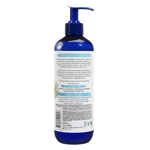 Dr. Teal&#39;s Essential Oil And Coconut Shampoo 473ml