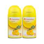 Buy Carrefour air freshener automatic spray refill lemon 250 ml x 2 in Saudi Arabia
