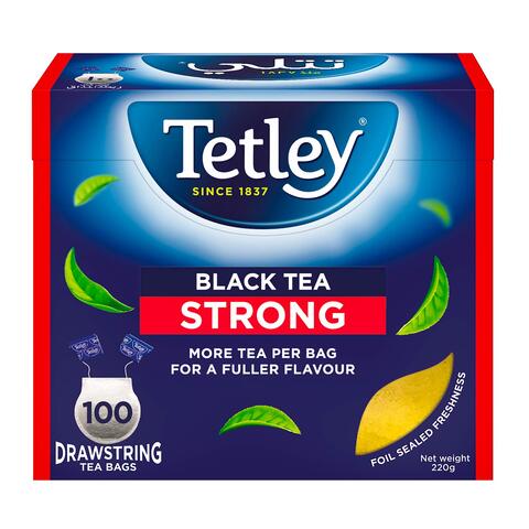 اشتري تيتلي أكياس شاي أسود قوي برباط 220 جرام × 100 قطع في السعودية
