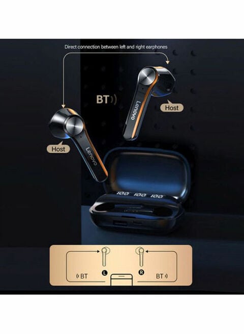 Buy Lenovo QT81 TWS Semi In ear Wireless Bluetooth Headphones