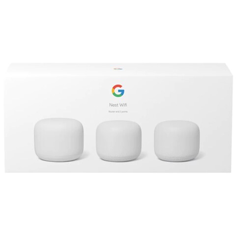 Google Nest Dual-Band Wi-Fi System 2 Points Snow White