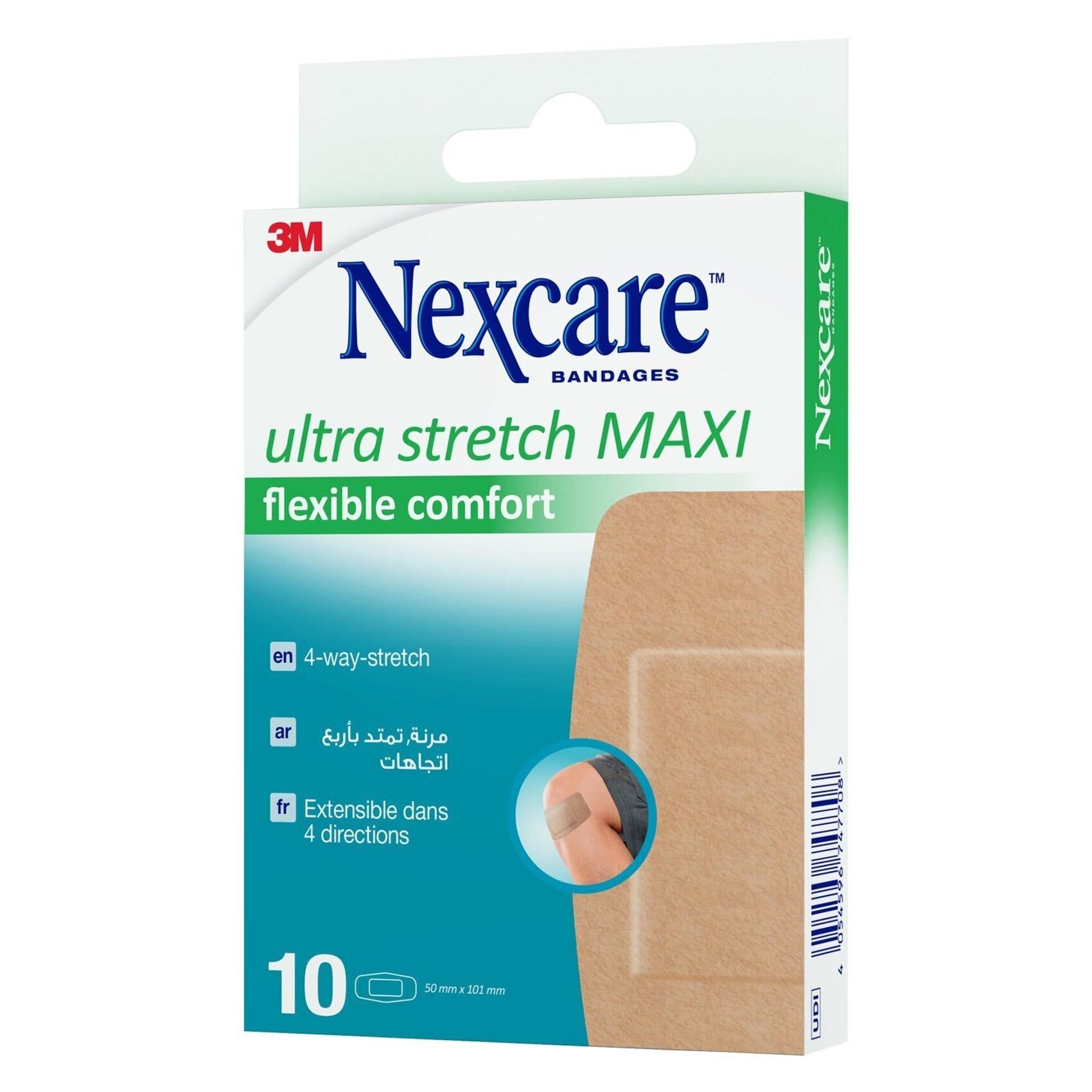 Nexcare™ Ultra Strech Flexible Comfort Plasters, Assorted, 30/Pack