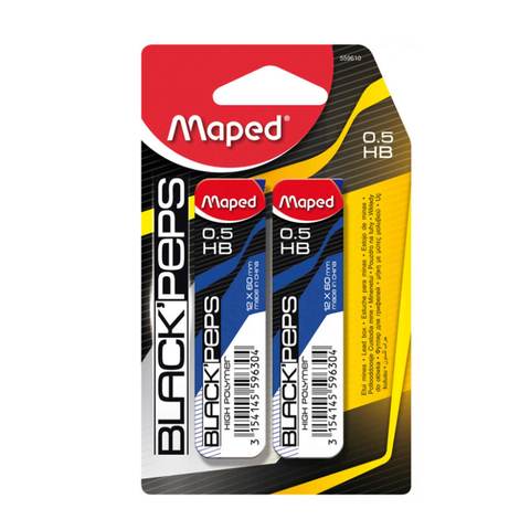 Maped Lead Case HB 0.5 Mm 2 Pieces