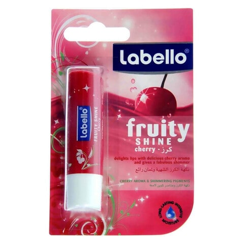 Labello Fruity Shine Cherry Lip Balm Red 4.8g