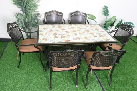 Patio table hot sale 6 chairs