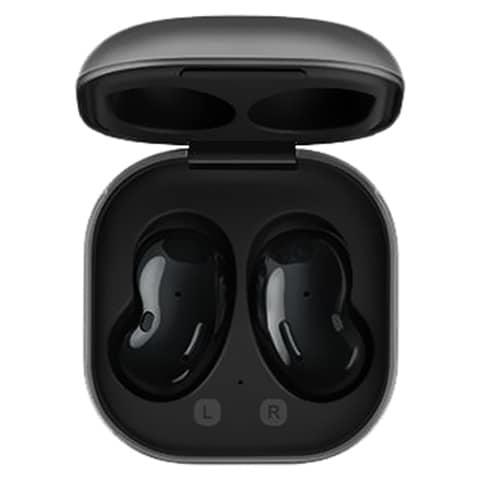 Samsung Galaxy Buds Live Bluetooth Earbuds With Charging Case SM R180NZKAEUA Mystic Black