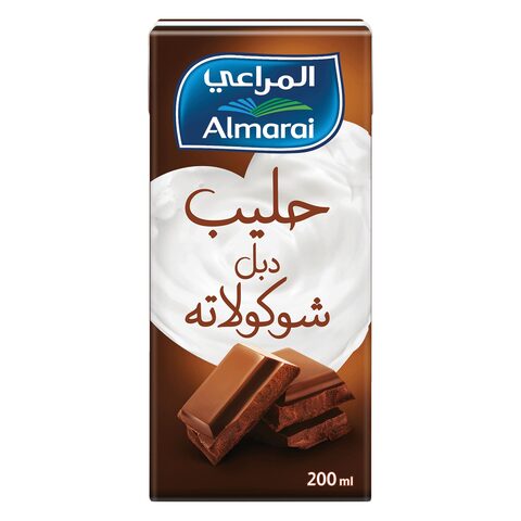 Buy Almarai UHT Milk Double Chocolate 200ml in Saudi Arabia