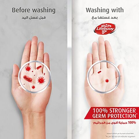 Lifebuoy Anti-Bacterial Liquid Hand Wash Moisturizing for sensitive skin Mild Care For 100% stronger germ protection 500ml