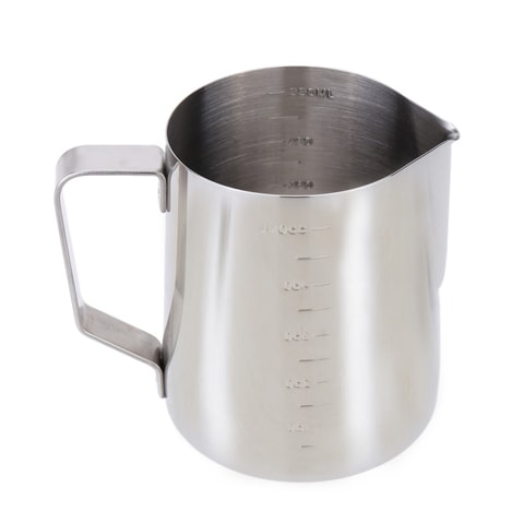 Generic-Stainless Steel Milk Frother Pitcher Milk Foam Container Measuring Cups Coffe Appliance