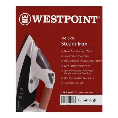West Point Deluxe Steam Iron WF-2020 2200W