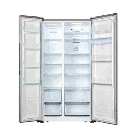 Hisense Side by Side Refrigerator RS670N4WSU 670 Litre Silver (Plus Extra Supplier&#39;s Delivery Charge Outside Doha)
