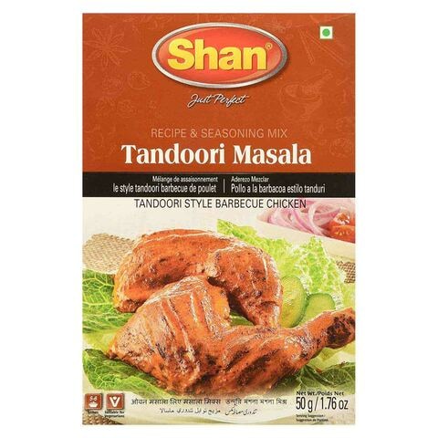 Shan Tandoori Style Chicken Barbeque Recipe And Seasoning Mix 50g