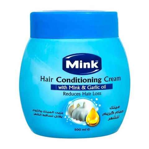 Buy Mink Hair Conditioning Cream, Mink  Garlic Oil - 500 ml in Egypt