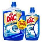 Buy Dac Gold Multi-Purpose Disinfectant  Liquid Cleaner Ocean Breeze 3L + 1L in UAE