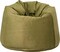 Luxe Decora Soft Suede Velvet Bean Bag With Filling (Large, Beige)