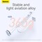 Baseus 360&deg; Cell Phone Holder, Clamp Universal Lazy Mount Clip Hands Free Flexible Long Arm Bracket Grip for 4.0-6.5 Phones Mobile Stand Baby Monitor for Desk, Bed, Office, Kitchen Silver