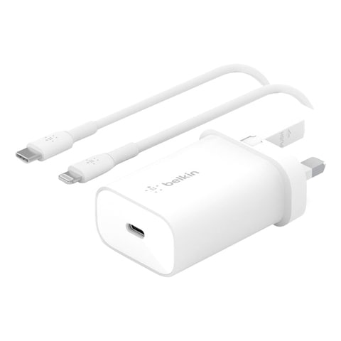 Belkin USB-C Wall Charger 25W White