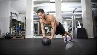 Max Strength - Medicine Slam Rubber Balls MMA Fitness Strength Training Great for Core &amp; Cardio Workouts 5kg