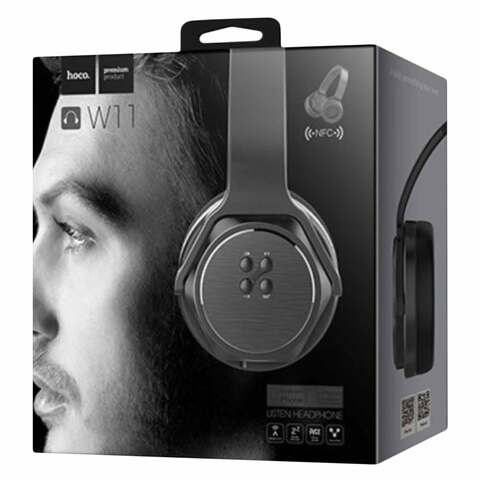 Hoco W11 Headphones Black