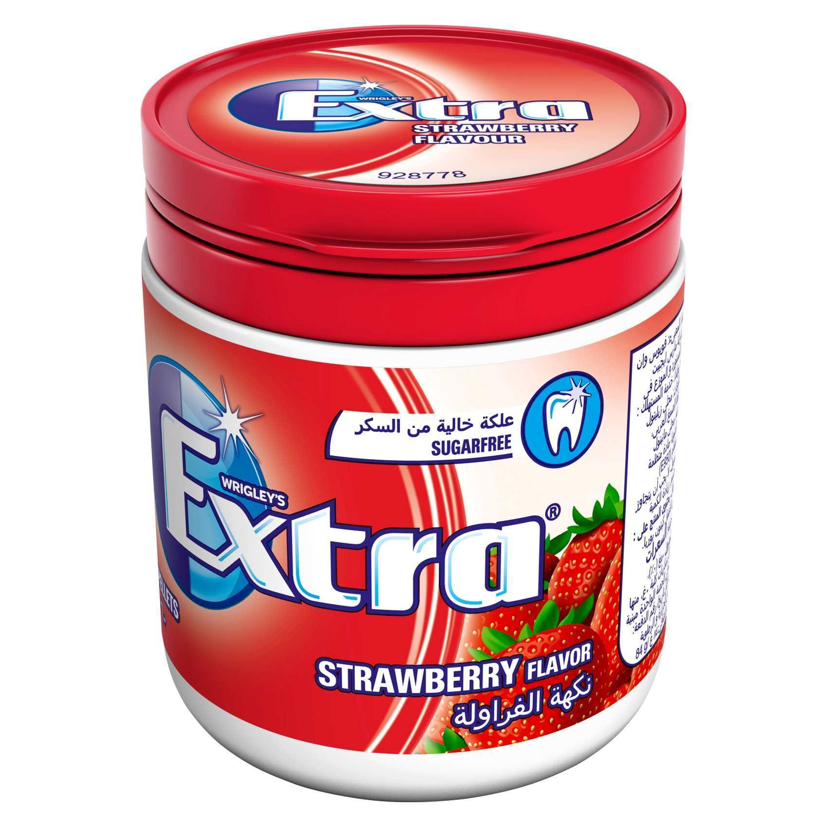 Buy Wrigley's Extra Gum Strawberry 84g Online - Shop Food Cupboard on  Carrefour UAE