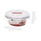 Lock &amp; Lock Euro Bakeware Glass Round Food Container 130ml