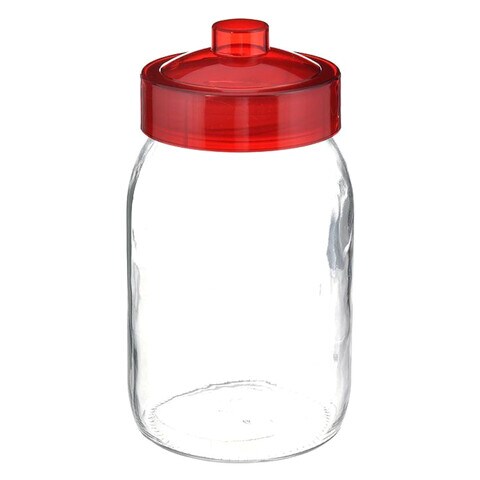 Herevin 131916 Trendy Jar With Lid Red 1.5L