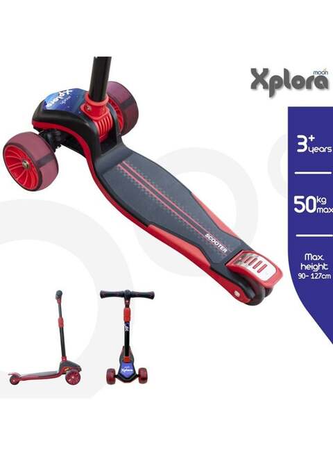 Moon Xplora Baby Scooter, Red, 62X60X52cm