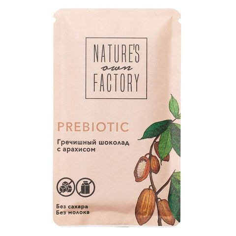 Natures Own Factory Prebiotic Peanut Chocolate 20g