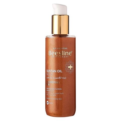 beesline tanning oil gold
