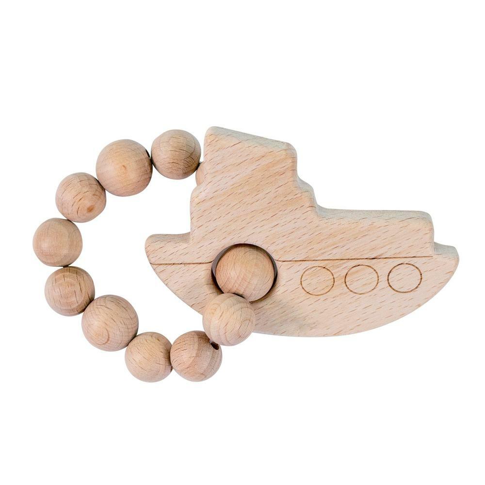 Buy Bebe Au Lait Tebwbt Boat Wooden Teether Online Shop Baby Products On Carrefour Uae