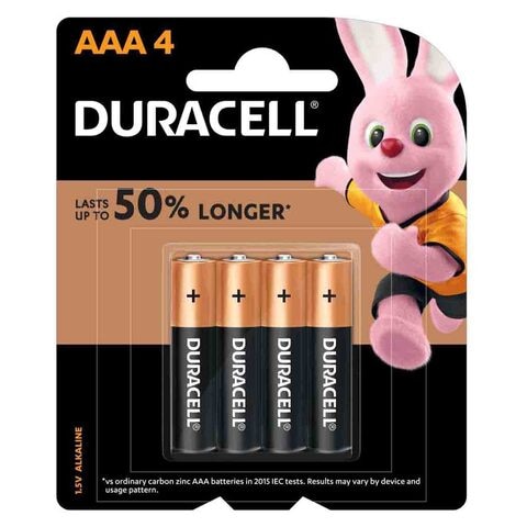 Buy Duracell Plus Power AAA Batteries - 4 Batteries in Egypt