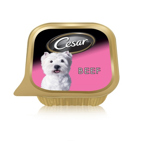 Cesar Beef Flavoured Wet Dog Food 100g