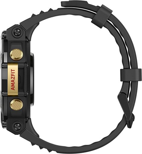 Amazfit T-Rex 2 Smart Watch: Dual-Band & 5 Satellite Positioning - 24-Day  Battery Life - Ultra-Low Temperature Operation - Rugged Outdoor GPS  Military Smartwatch - Real-time Navigation, Black 