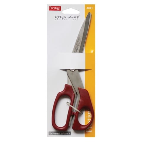 Prestige Plastic Handle Scissors 5821 Red