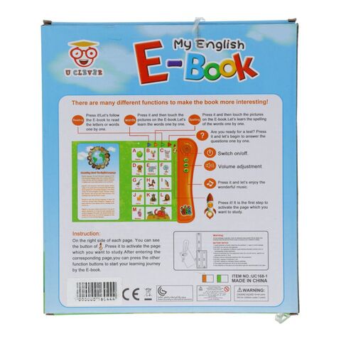 U-Clever My English E-Book Learning Toy 3+ Ages