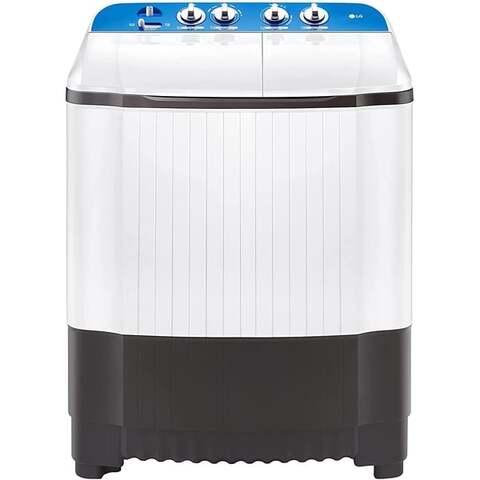 LG 9 Kg Semi-Automatic Twin Tub Washing Machine, White, WP900RPD (International Version)