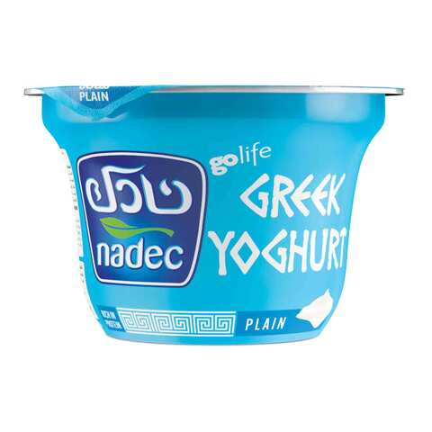Buy Nadec greek Yoghurt Plain 160g in Saudi Arabia