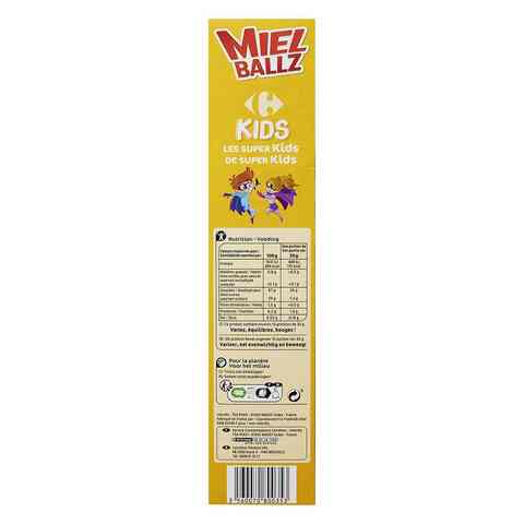 Carrefour Miel Ballz Kids Honey Cereals 375g