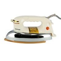 Krypton Kndi5216 Heavy Weight Dry Iron - Automatic Dry Iron, 60 Microns Teflon Plated, Durable Heavy Weight Iron Box, Auto Shut Off, Temperature Setting Dial, Overheat Protection, 5 Years Warranty