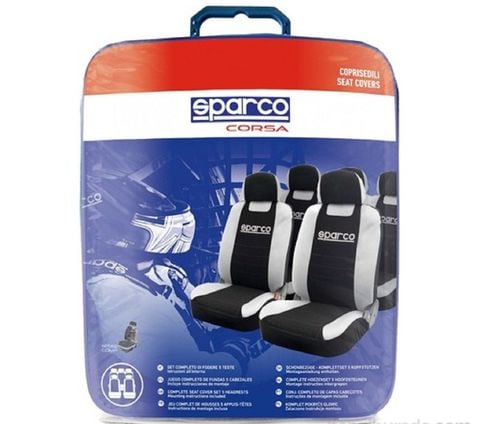 Car Seat Cover Set To Fit Daewoo Copen, 9 Piece Set Sparco Washable Easy  Fit