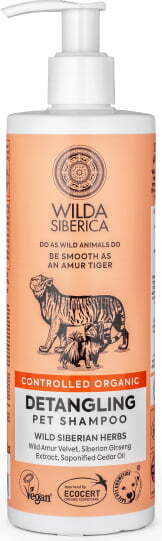 Wilda Siberica Controlled Organic, Natural & Vegan  Oil-plex pet conditioner, 400 ml