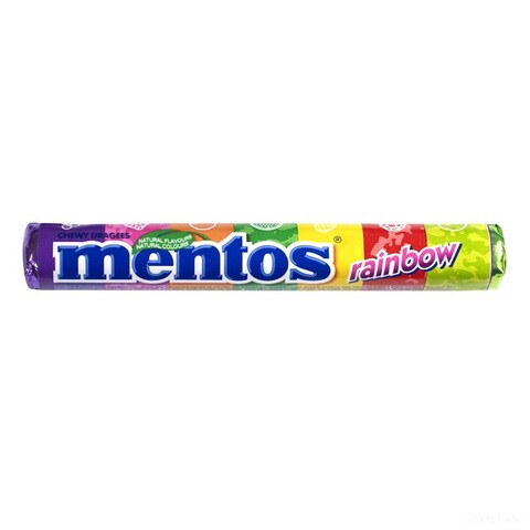 Buy Mentos Chewy Rainbow Roll 29GR Online - Shop Food Cupboard on ...