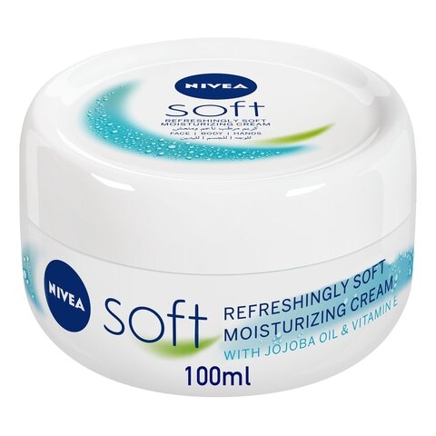 NIVEA Moisturising Cream, Soft Refreshing, Jar 100ml