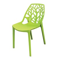 Jilphar Furniture Polypropylene Dining Chairs, Green- JP1038C