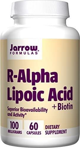Jarrow Formulas R-Alpha Lipoic Acid With Biotin (60 Capsules)