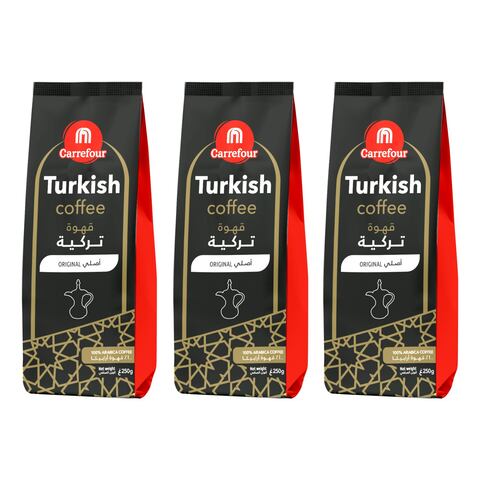 Carrefour Original Turkish Coffee 250g Pack of 3